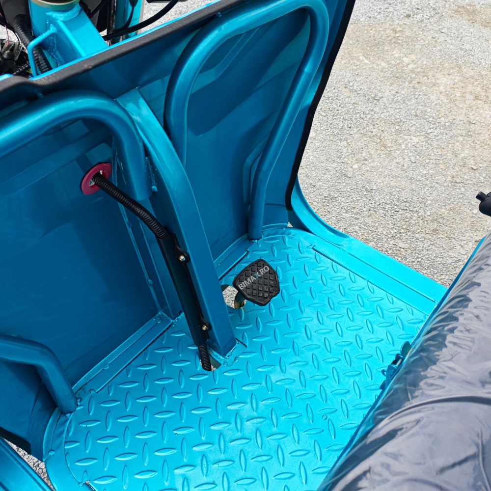 Triciclu Electric cu remorca basculabila, motor 4000W, Fara Permis (viteza max 25km/h), RDB XL-KLASS 4, Omologata, CIV inclus [12]