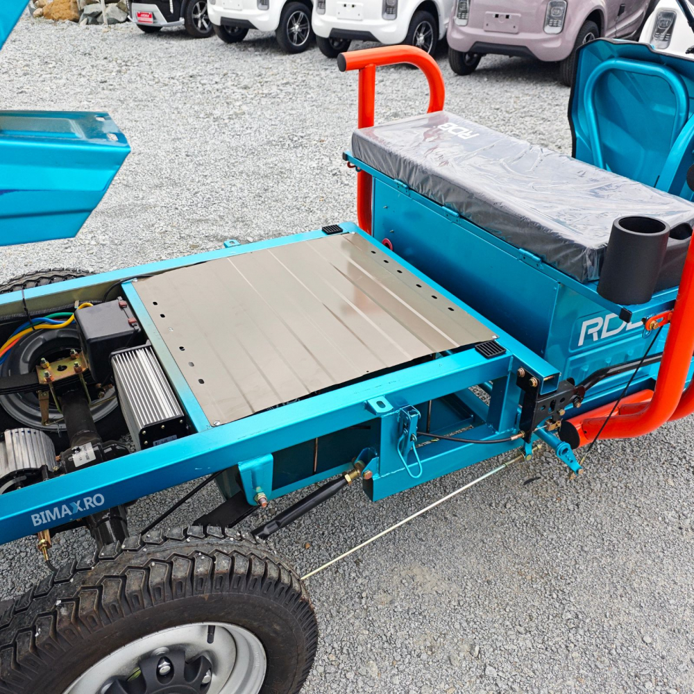 Triciclu Electric cu remorca basculabila, motor 4000W, Fara Permis (viteza max 25km/h), RDB XL-KLASS 4, Omologata, CIV inclus [23]