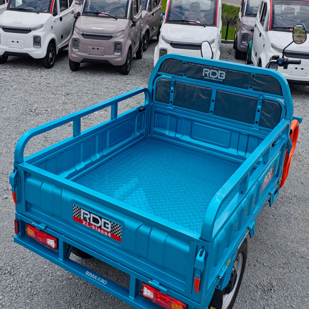 Triciclu Electric cu remorca basculabila, motor 4000W, Fara Permis (viteza max 25km/h), RDB XL-KLASS 4, Omologata, CIV inclus [27]