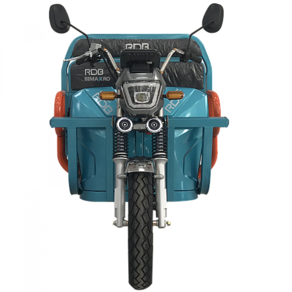 Triciclu Electric cu remorca basculabila, motor 4000W, Fara Permis (viteza max 25km/h), RDB XL-KLASS 4, Omologata, CIV inclus [30]