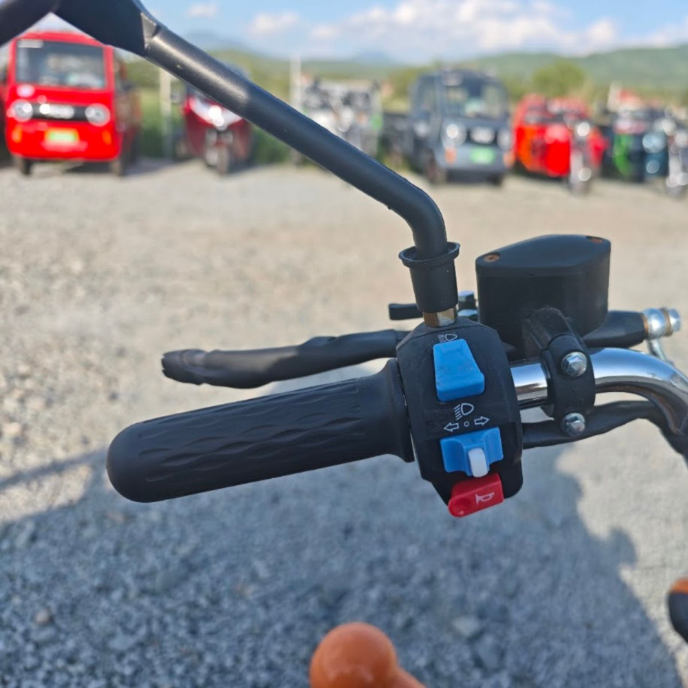 Triciclu Electric cu bena basculabila Ruris PILOT 3120, fara permis, autonomie max 60km, Negru, Drujba Cadou [15]