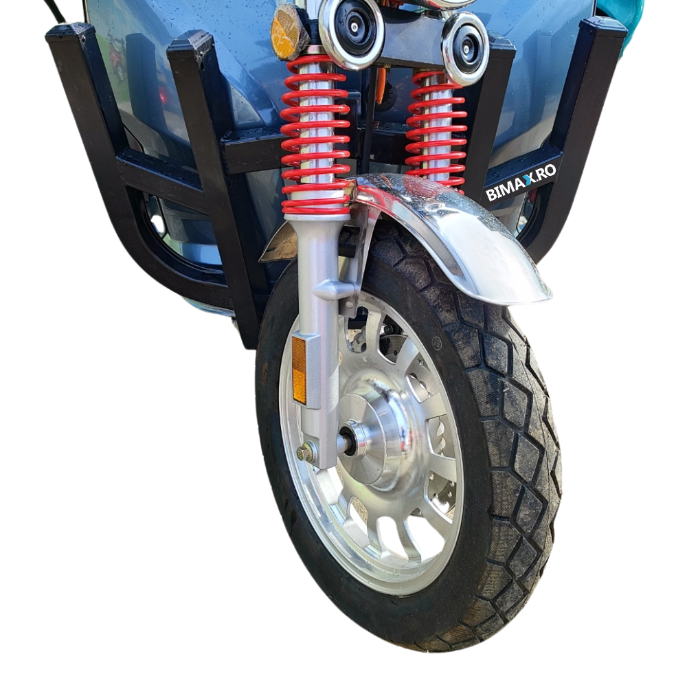 Triciclu electric transport marfa basculabil, motor 3900W, baterii 60Ah, Viteza 25km/h, JP1500 (25km/h) [10]