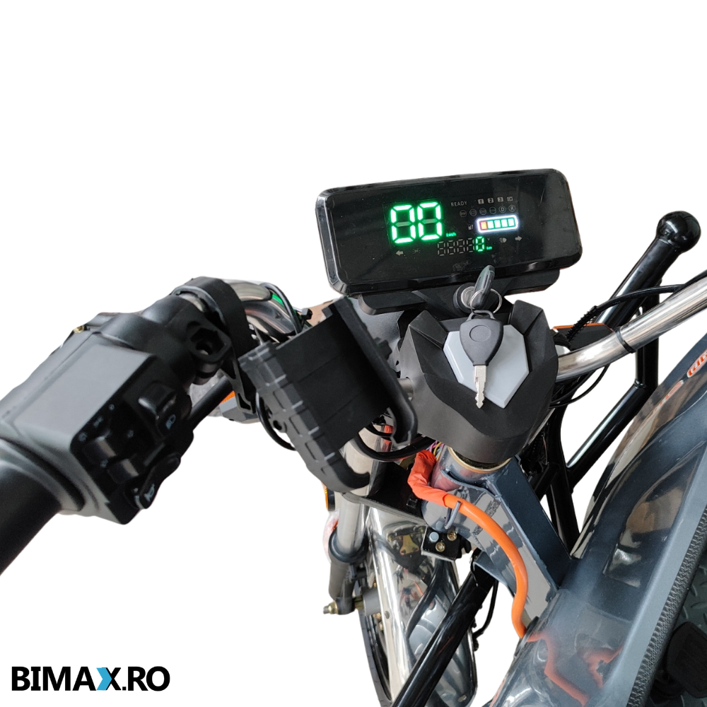 Triciclu electric transport marfa basculabil, Motor 2000W, Viteza 25km/h, Baterii 45Amperi, Model AMR350 sau JP1000 [4]