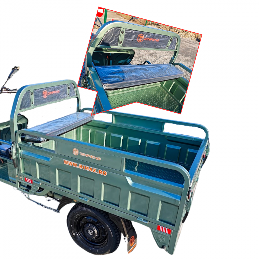 Triciclu electric transport marfa basculabil, Motor 2000W, Viteza 25km/h, Baterii 45Amperi, Model AMR350 sau JP1000 [12]