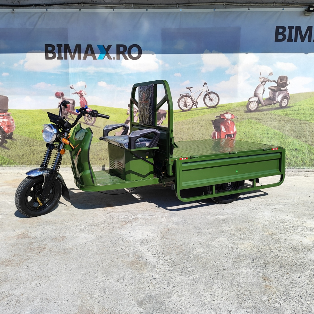 Triciclu electric transport marfa basculabil, Motor 2600W, Viteza 25km/h, Baterii 32Amperi (DZH-E) [12]