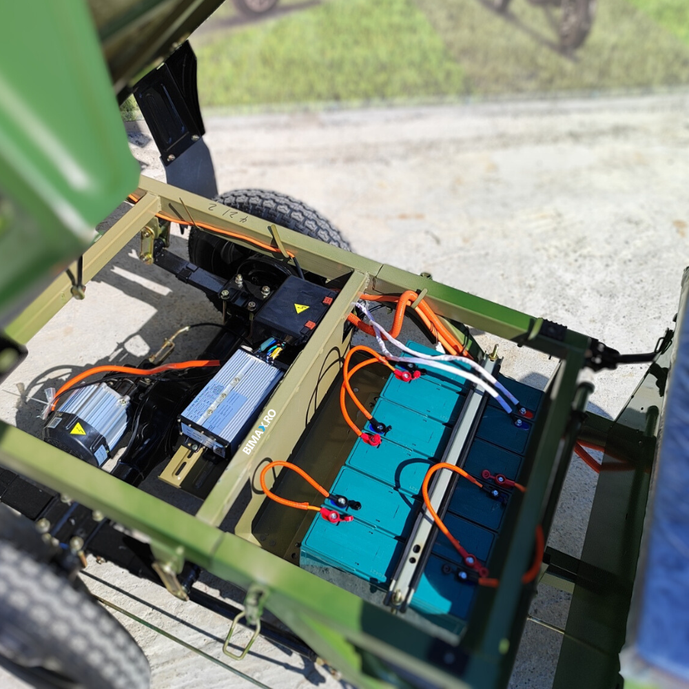 Triciclu electric transport marfa basculabil, Motor 2600W, Viteza 25km/h, Baterii 32Amperi (DZH-E) [5]