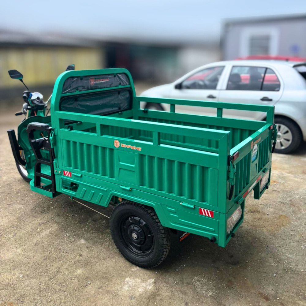 Triciclu electric transport marfa basculabil, motor 3900W, baterii 60Ah, Viteza 25km/h, JP1500 (25km/h) [2]