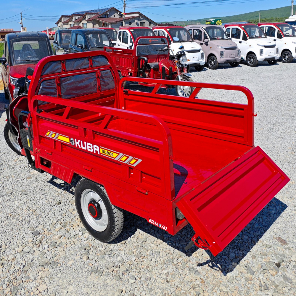 Triciclu Electric transport marfa Kuba GL15000, Fara Permis (viteza max 25km/h), Bena Basculabila, Carte RAR inclusa [6]