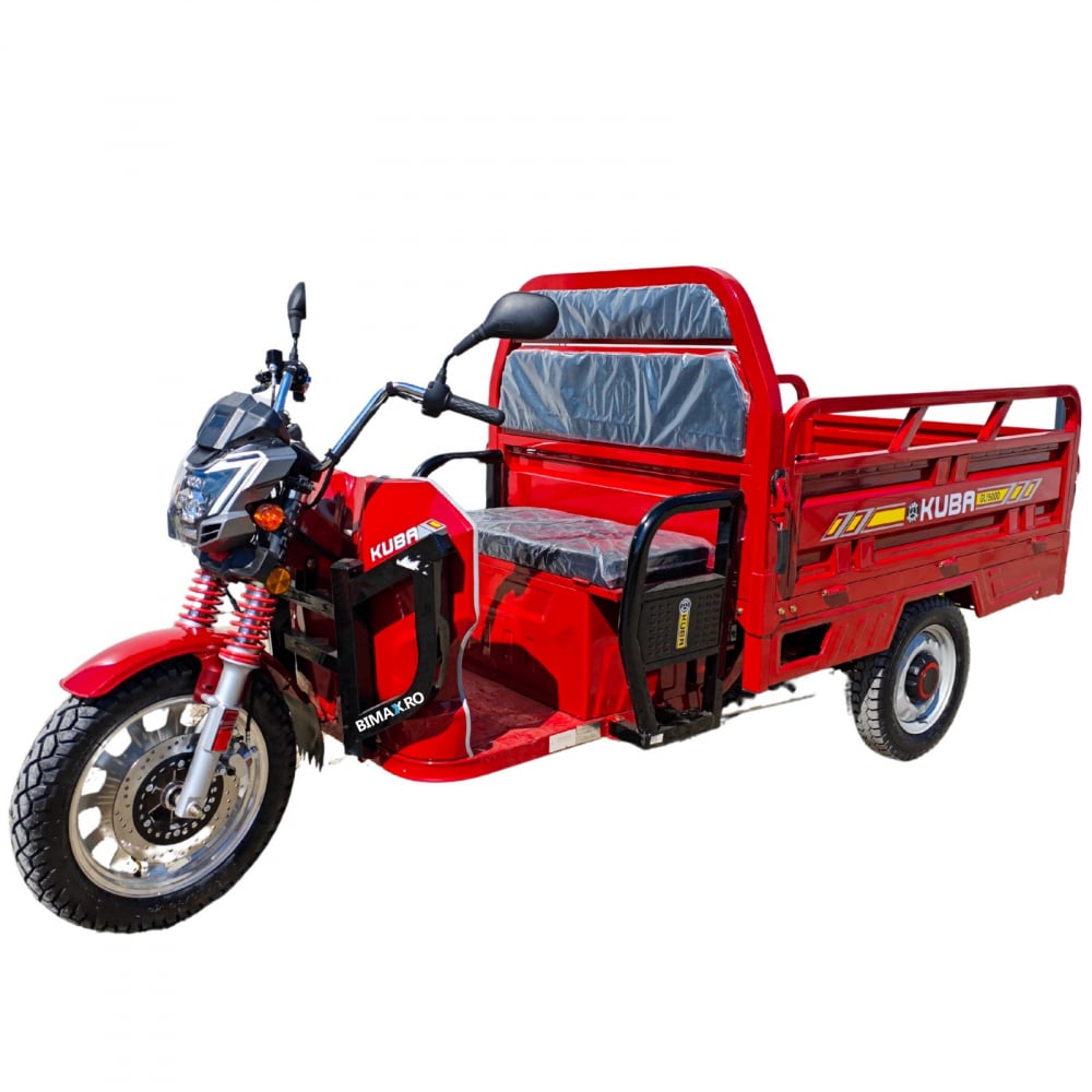 Triciclu Electric transport marfa Kuba GL15000, Fara Permis (viteza max 25km/h), Bena Basculabila, Carte RAR inclusa [4]