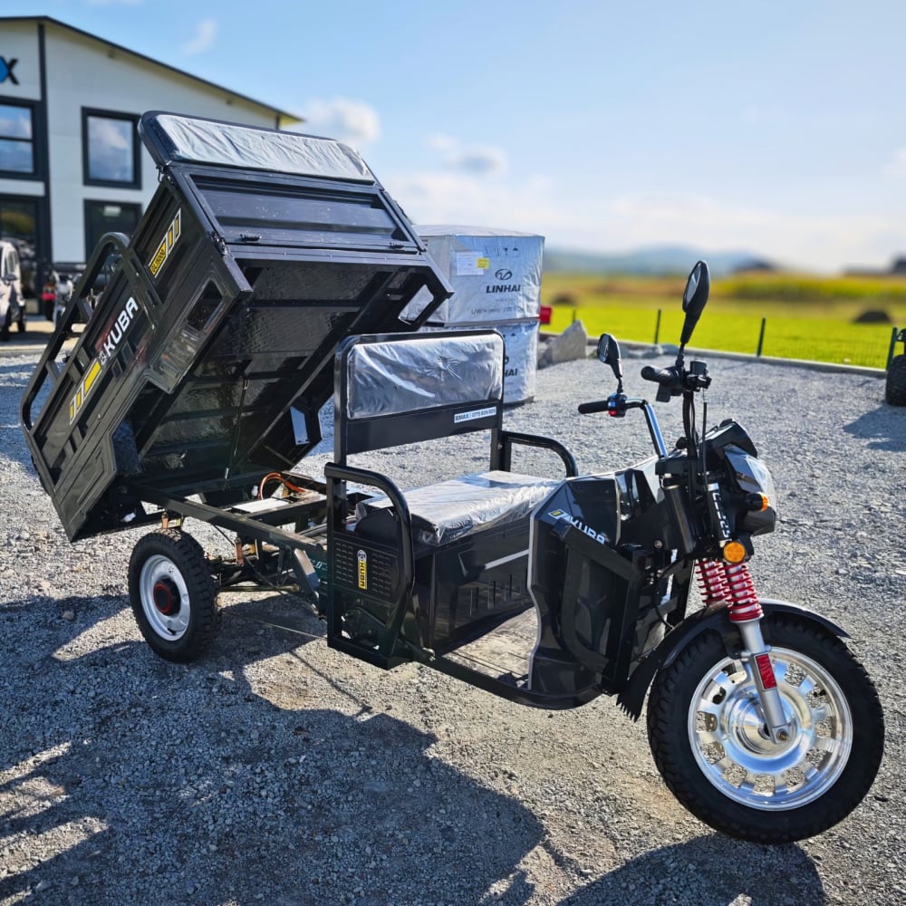 Triciclu Electric transport marfa Kuba GL15000, Model NOU 2025-2026, Fara Permis (viteza max 25km/h), Bena Basculabila, Carte RAR inclusa [5]