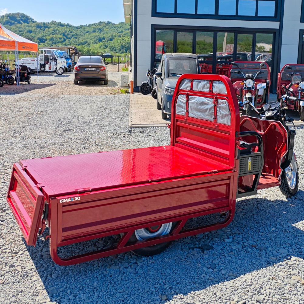 Triciclu Electric transport marfa Kuba GL15000, Fara Permis (viteza max 25km/h), Bena Basculabila, Carte RAR inclusa [5]