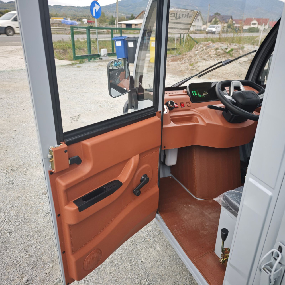 Triciclu Electric utilitar SKY VAN, model 2026 cu cabina, motor 3000W, Fara Permis (viteza max 25km/h), Carte RAR inclusa [20]