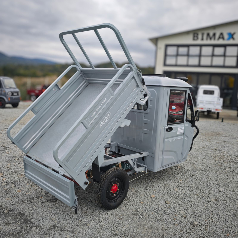 Triciclu Electric utilitar SKY VAN, model 2026 cu cabina, motor 3000W, Fara Permis (viteza max 25km/h), Carte RAR inclusa [6]