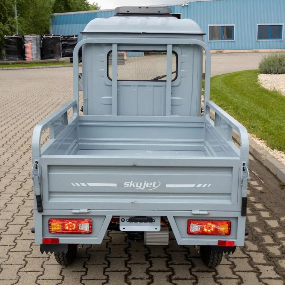 Triciclu Electric utilitar SKY VAN, model 2026 cu cabina, motor 3000W, Fara Permis (viteza max 25km/h), Carte RAR inclusa [5]