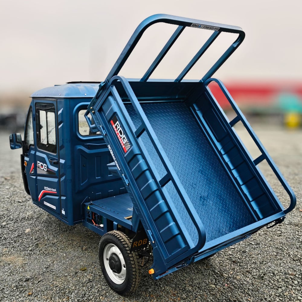 Triciclu Electric utilitar MAX KLASS4, model 2026 cu cabina, motor 4000W, Fara Permis (viteza max 25km/h), Carte RAR inclusa [33]
