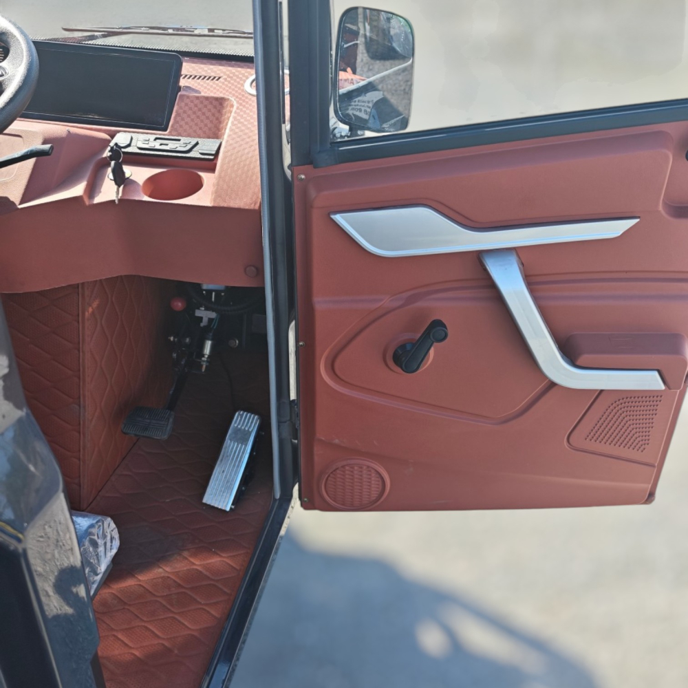 Triciclu Electric utilitar Ruris PILOT 4000C, model 2026 cu cabina, volan, Fara Permis (viteza max 25km/h), Carte RAR inclusa [19]