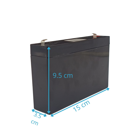 Acumulator 6V 7.3Ah jucarii electrice [2]