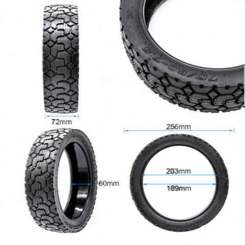 Anvelopa tubeless 70/60-7.5, cu gel antipana, ZT3 PRO [3]