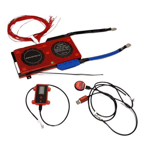 BMS-uri LIFEPO4 - BMS LiFepo4 48V, 16S 200A (Smart BT)