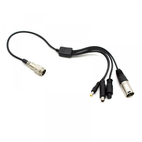 Conectori - Sigurante - Adaptor incarcator de la GX16 la DC5.5mm / Xiaomi / XLR / GX12