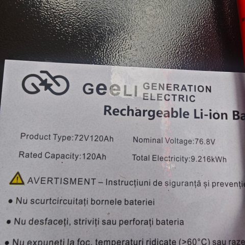 Camioneta Electrica cu remorca basculabila, motor 3000W, Litiu 120Ah, Autonomie 108km, Geeli E-truck [11]