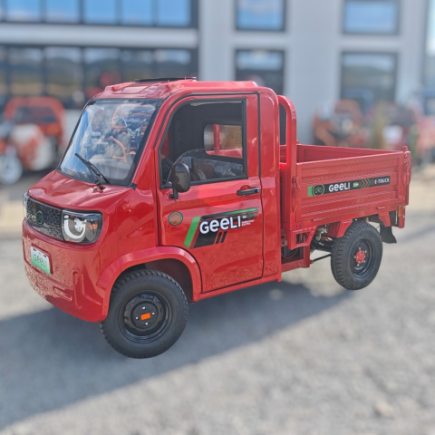 Masina Electrica 25 km/h - Camioneta Electrica cu remorca basculabila, motor 3000W, Litiu 120Ah, Autonomie 108km, Geeli E-truck