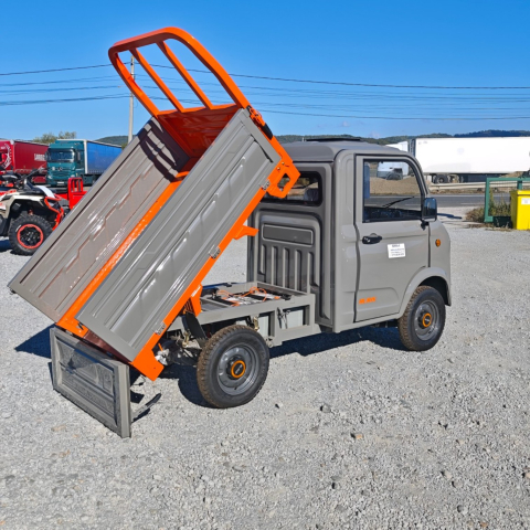 Camioneta Electrica cu remorca basculabila Ruris PILOT 5000S, motor 3000W, Autonomie aprox 100km, CIV inclus [21]