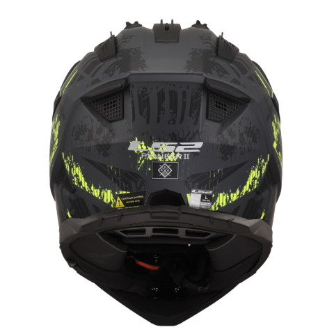 Casca Moto, ATV LS2 Pioneer 2, Adventure MX702, Negru-Galben [4]