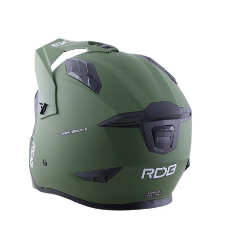 Casca moto Modulara RDB 708, Verde Mat [7]