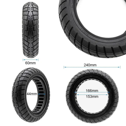 Cauciuc plin 60 / 70 - 6.5, negru [4]