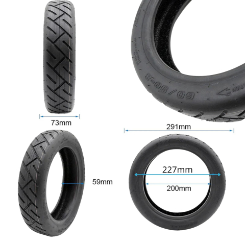 Cauciuc trotineta electrica 60/90 - 8, tubeless [4]