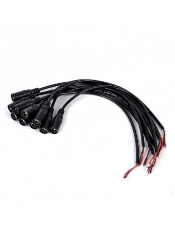 Conectori - Sigurante - Conector DC 2.1x5.5mm Mama cu cablu 30cm