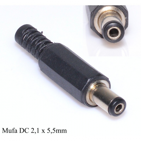 Conectori - Sigurante - Conector DC 2.1x5.5mm tata
