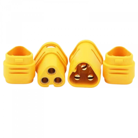 Conectori - Sigurante - Set Conector MT60 Tata 3 pini pe cablu + conector MT60 Mama 3 pini pe cablu