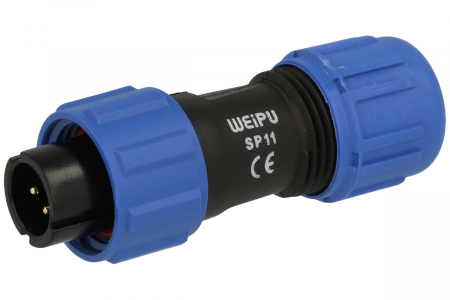 Conectori - Sigurante - Conector waterproof incarcare tata WEIPU (pt incarcator)