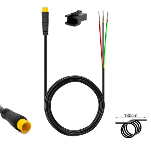 Contact trotineta electrica cu chei si voltmetru, conector impermeabil, 4-100V [4]
