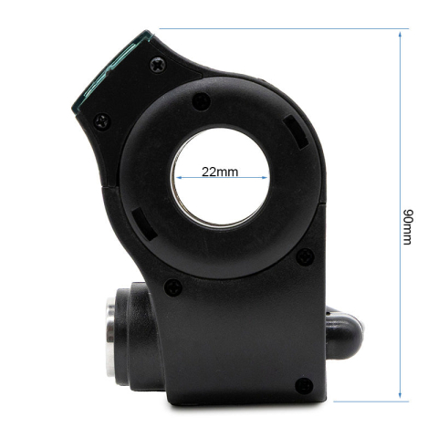 Contact trotineta electrica cu chei si voltmetru, conector impermeabil, 4-100V [3]
