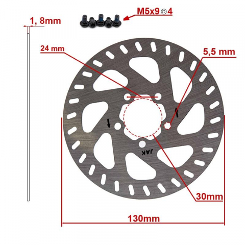 Disc frana Trotineta Electrica Scooter 3(mi3), Mi4 PRO(gen 1) [1]