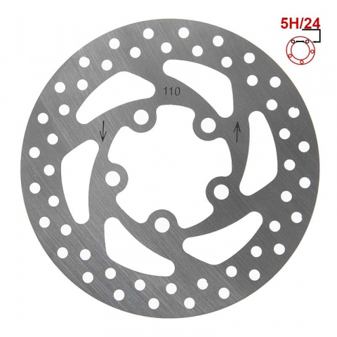 Piese Trotineta Electrica Xiaomi - Disc frana trotinete electrice 120mm, 5 gauri prindere, 24mm intre gauri
