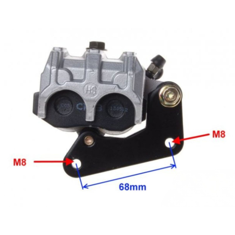 Etrier universal scutere, tricicluri, 68mm intre gauri [1]