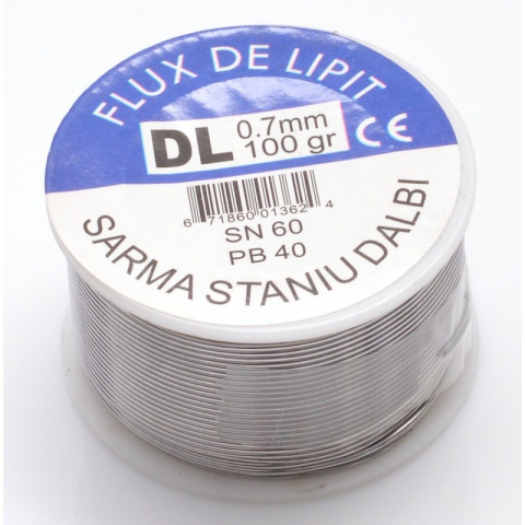 Scule si intretinere - Fludor de Lipit cu pasta, 100g, 0.7mm, SN60/PB40