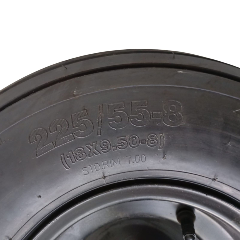 Janta fata scuter electric CC10 cu cauciuc 18 x 9.5 - 8 [2]