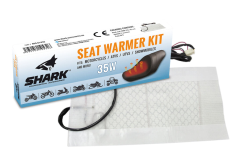 Incalzire ghidon, Sa - Kit încălzire șa ATV SHARK 12V 35W cu covoraș din fibră de carbon