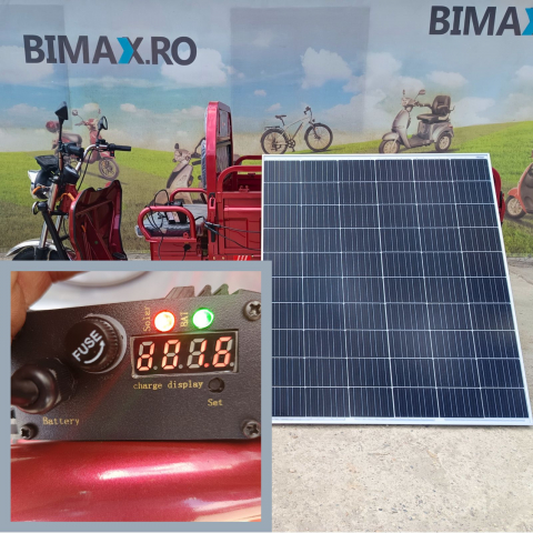 Kit Incarcare tricicluri electrice, Panou Solar+Incarcator Special, 300W max [2]