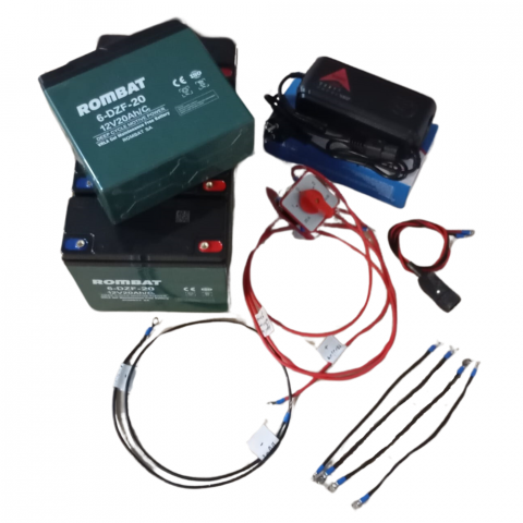 Kit marire autonomie tricicluri Cargo 60V, 20Ah Gel [1]