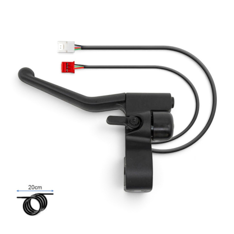 Piese Trotineta Electrica - grupate pe Brand - Maner frana cu sonerie trotineta Xiaomi Scooter 6, 2 conectori
