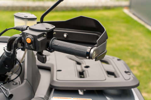 Mânere încălzite ATV SHARK 4ZONE Lock-On cu încălzitor de deget și încălzire șa, 12V [4]