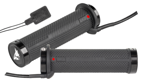 Incalzire ghidon, Sa - Mânere încălzite ATV SHARK 4ZONE Lock-On cu încălzitor de deget, 12V, ghidon 22 mm