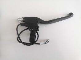 ZT-02 / ZT-62 - Maneta frana stanga cu contact electric, suport oglinda (ZT-61)