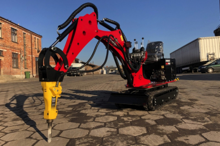 Utilaje - Mini Excavator Elgo Plus, SPRINGER MAX PRO, Benzina, 14 CP